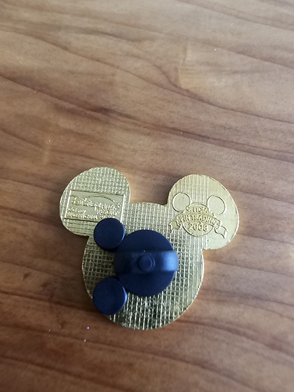 Disney Union Jack Mickey Enamel Pin Navy, Red & White - Picture 3 of 3